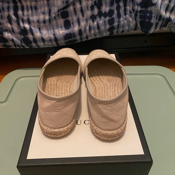 Authentic Beige Gucci Espadrilles - 37.5 - UNWORN - Picture 6 of 9